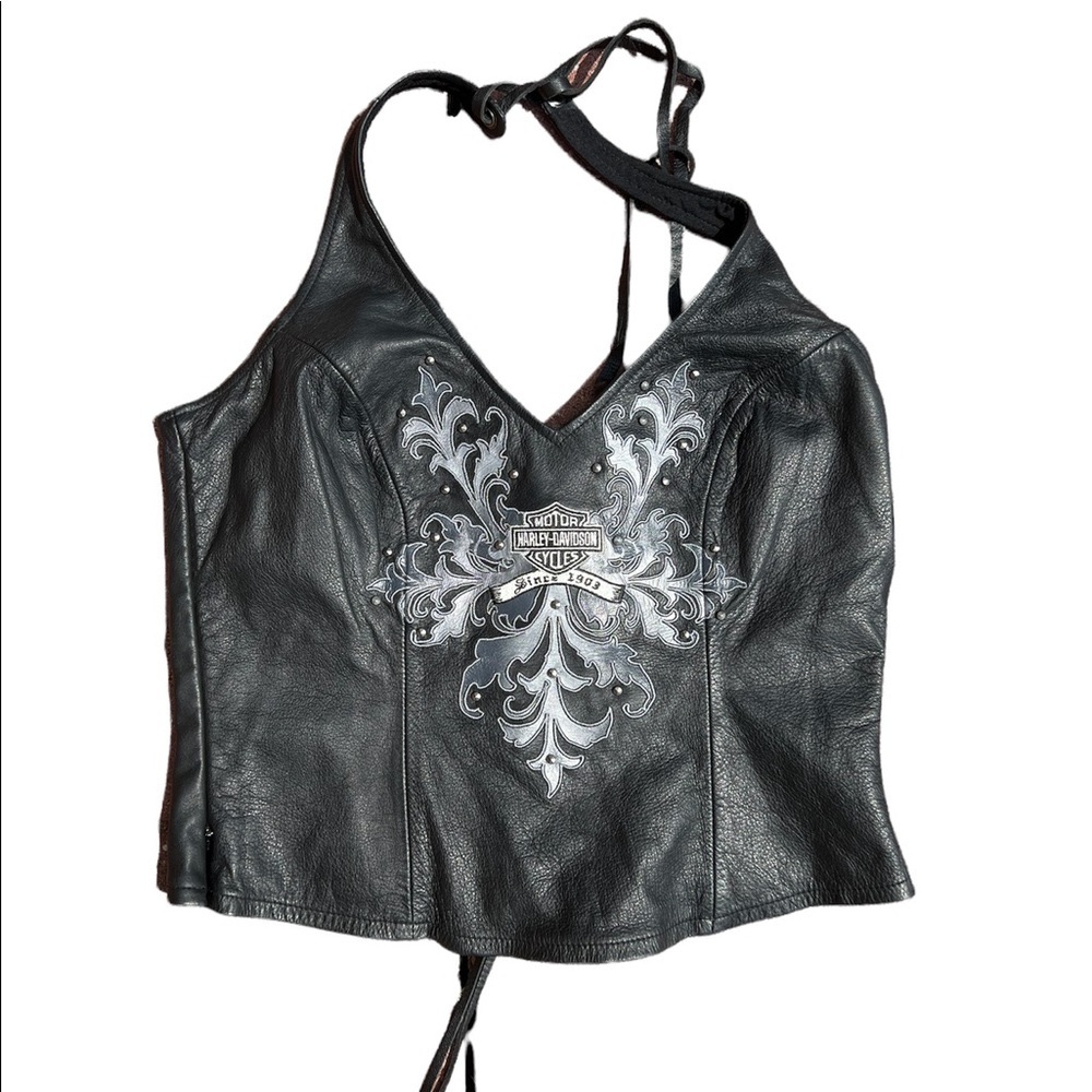 Vintage Harley Davidson halter top